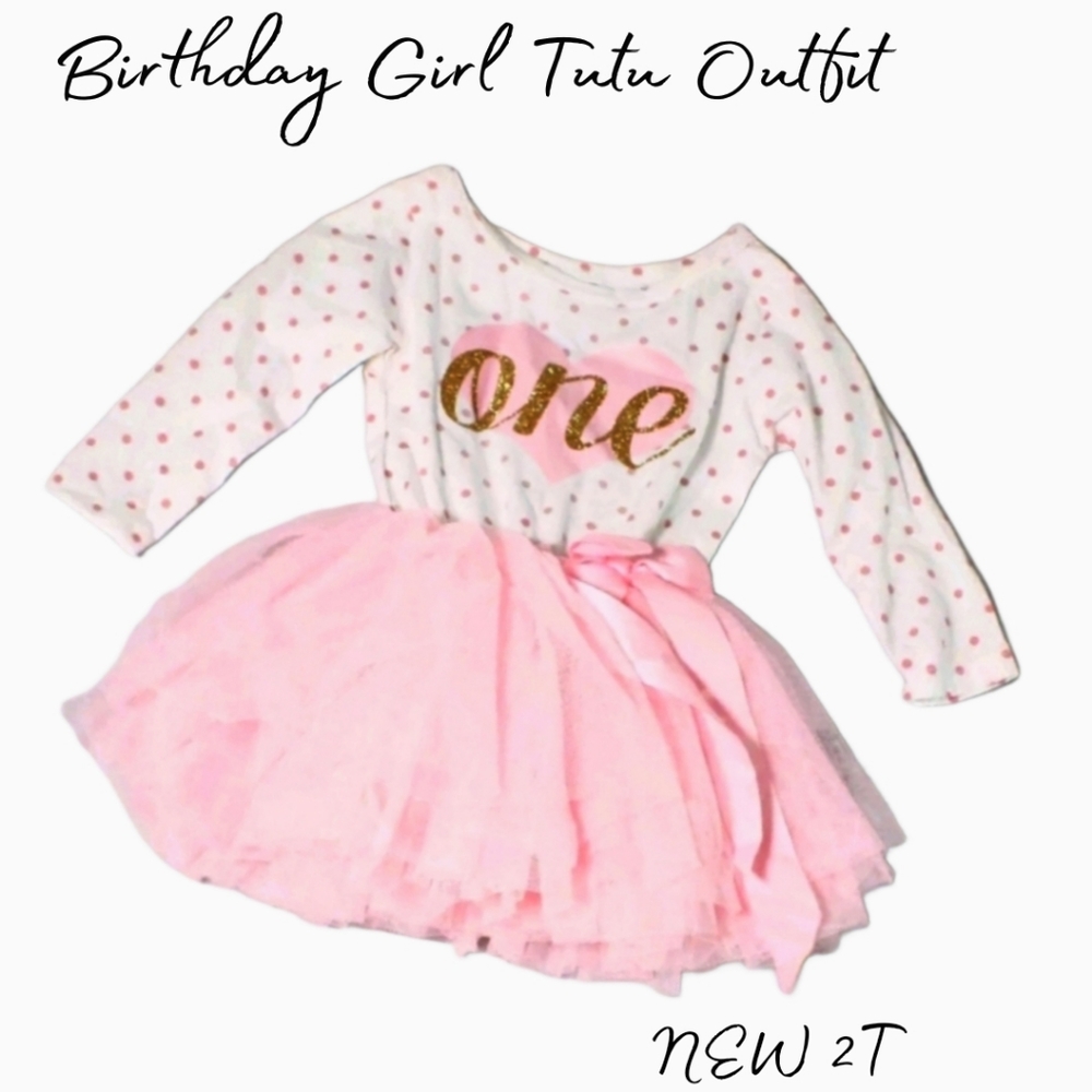 NWT 🧸GRACE & LUCILLE Girl's 1yr tutu outfit